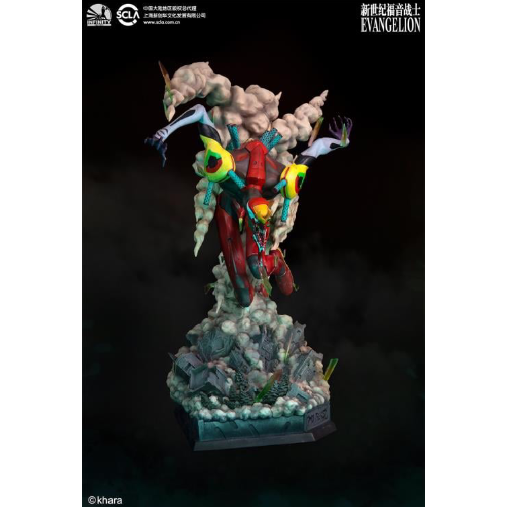 Estátua Neon Genesis Evangelion EVA Unit-02 (Beast Mode) Limited Edition Statue - Infinity Studio