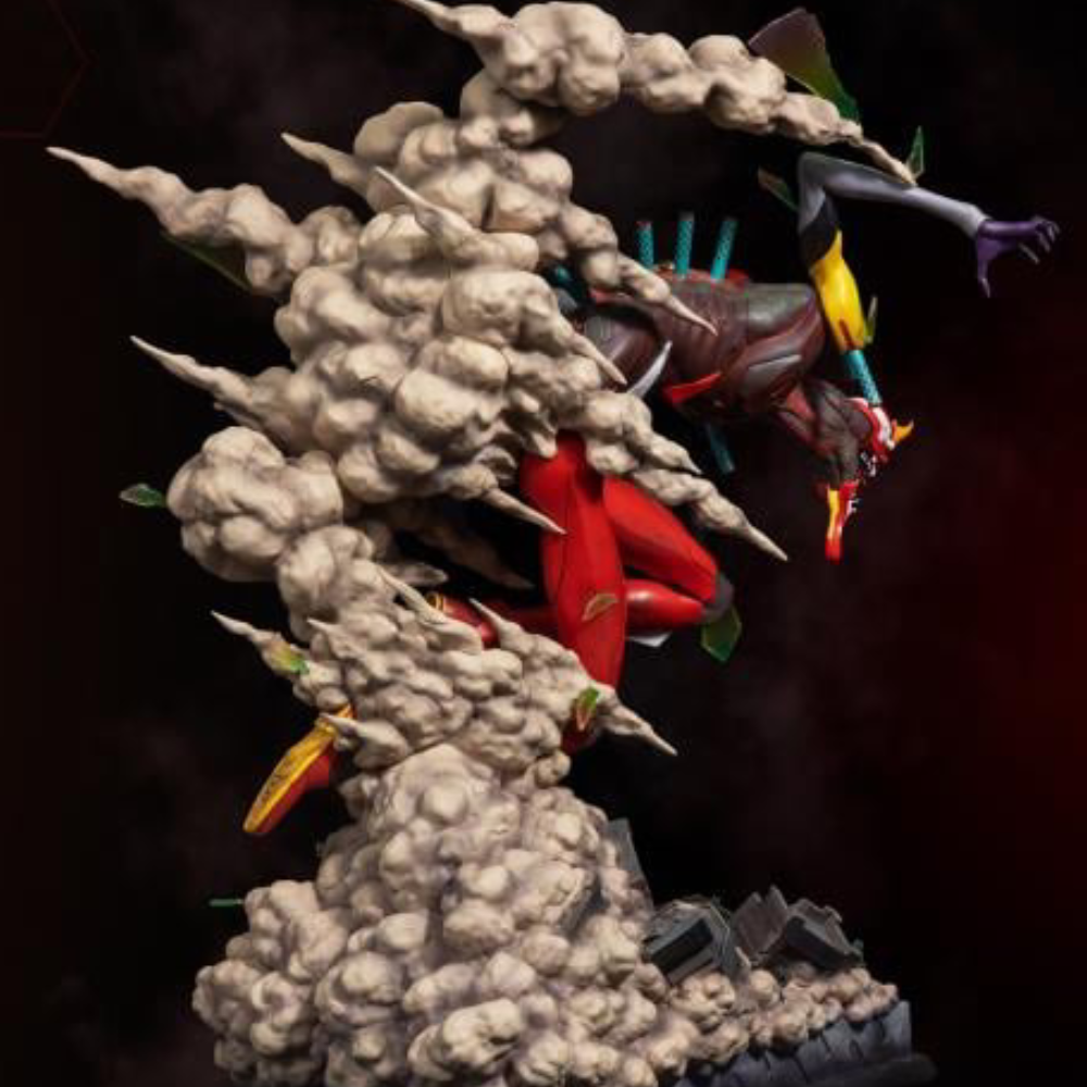 Estátua Neon Genesis Evangelion EVA Unit-02 (Beast Mode) Limited Edition Statue - Infinity Studio