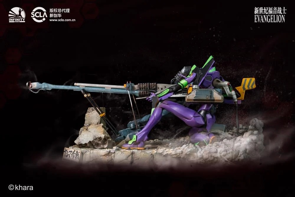 Estátua Neon Genesis Evangelion EVA Unit-01 (Test Type) Statue (Operation Yashima) - Infinity Studio