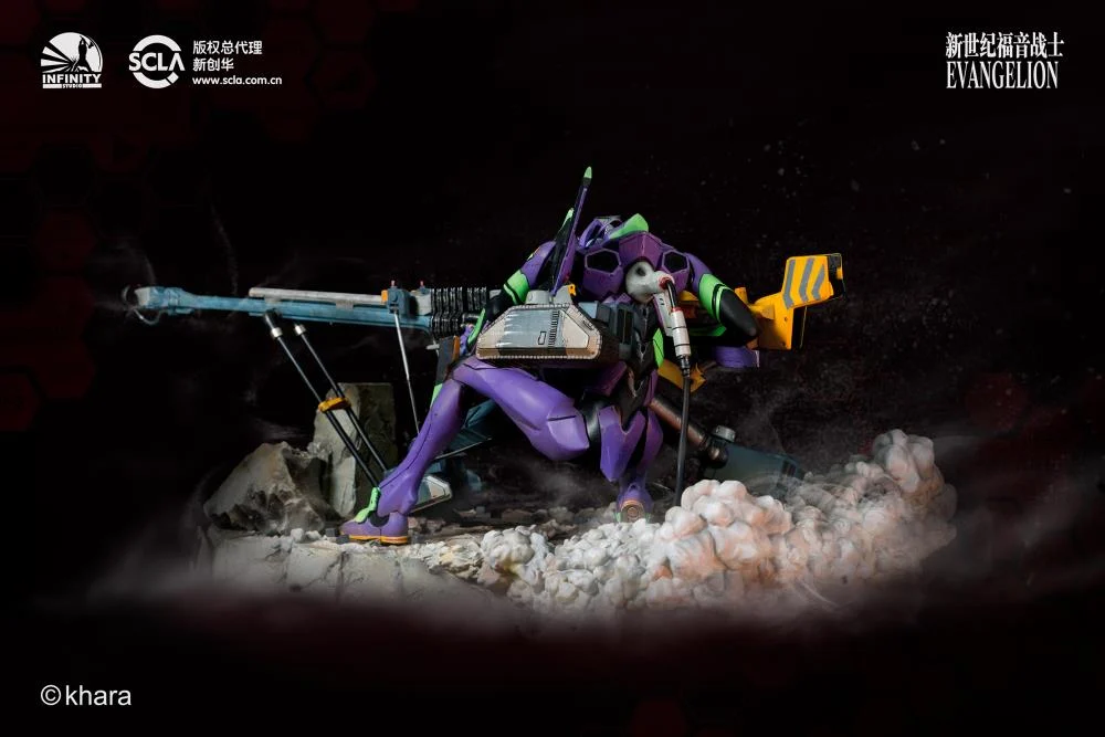 Estátua Neon Genesis Evangelion EVA Unit-01 (Test Type) Statue (Operation Yashima) - Infinity Studio