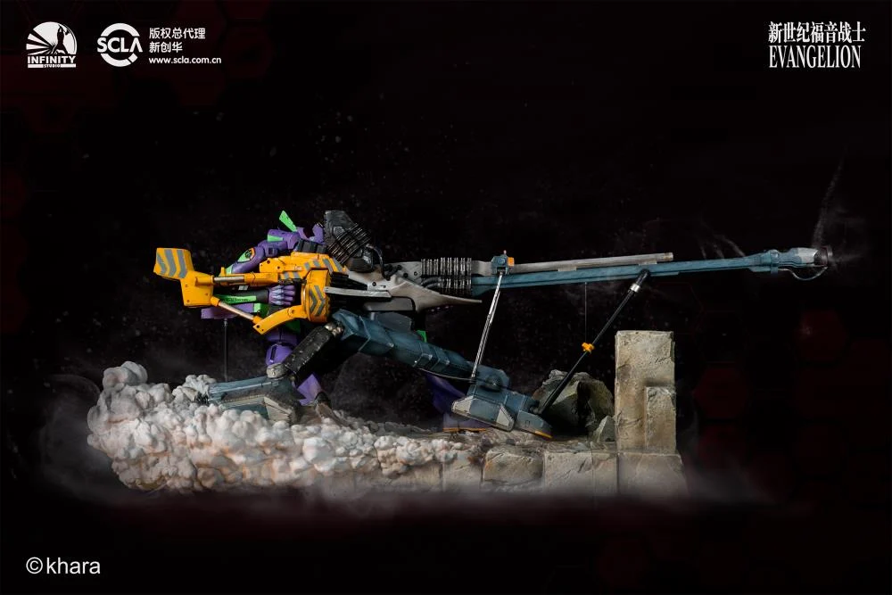 Estátua Neon Genesis Evangelion EVA Unit-01 (Test Type) Statue (Operation Yashima) - Infinity Studio