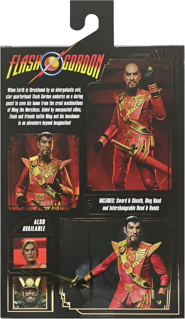 Figura Ming (Red Military Outfit) – Flash Gordon (1980) – 7” Scale – Neca