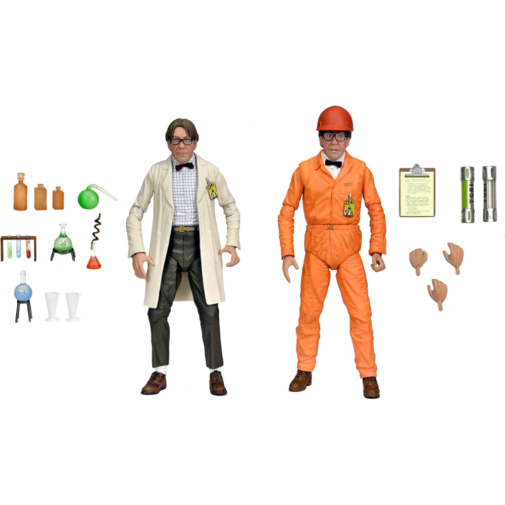 Figura Professor Perry & Hazmat Suit Professor – Teenage Mutant Ninja Turtles 2: Secret of the Ooze – 7” Scale – Neca