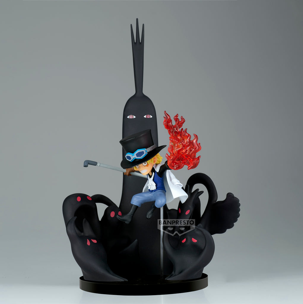Estátua Sabo Vs Five Elders & Imu – One Piece – World Collectable Figure Special – Banpresto