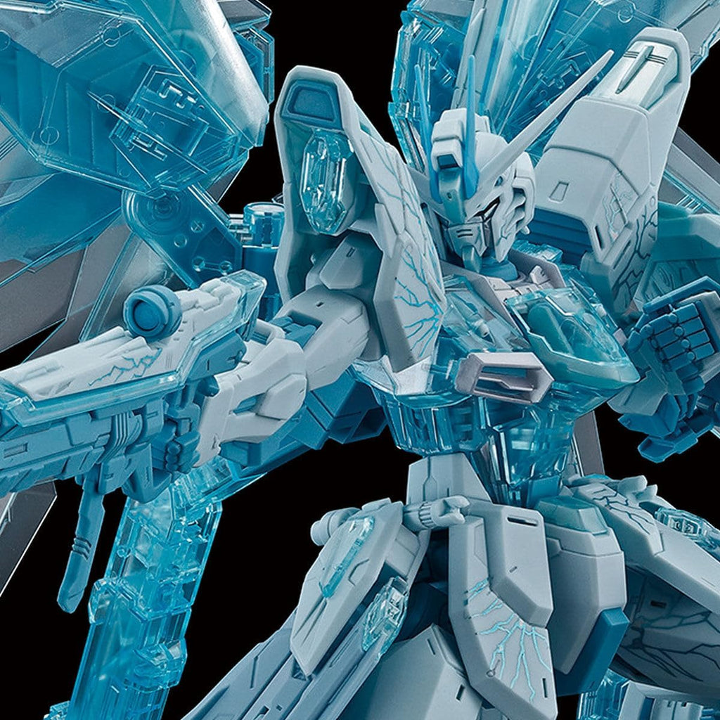 Figura Freedom Gundam Ver.2.0 (Cross Contrast Colors Clear Blue) - Gundam - Mg 1/100 - Bandai