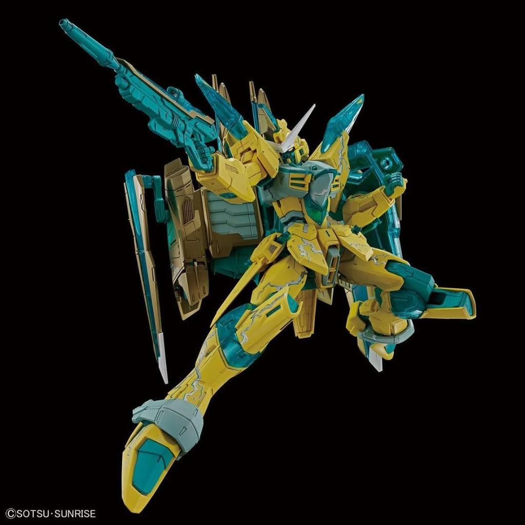 Figura Justice Gundam (Cross Contrast Colors Clear Green) - Gundam - Mg - Bandai