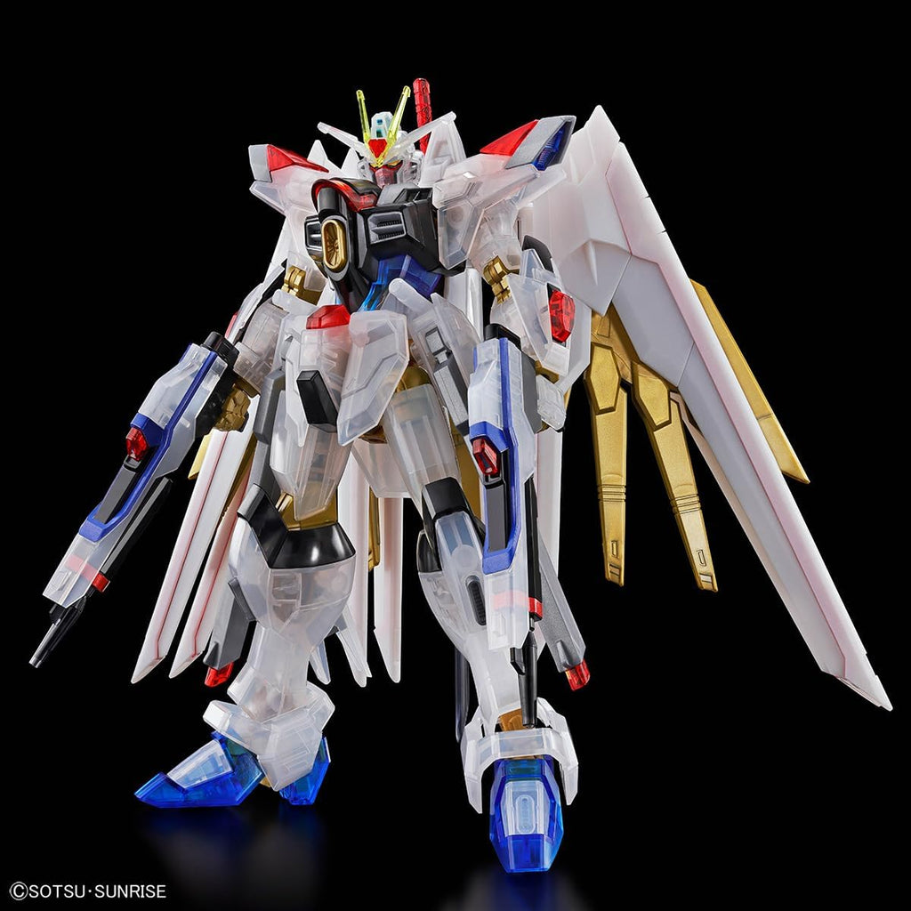 Figura Mighty Strike Freedom Gundam (Clear Color) - Gundam - Hg 1/144 - Bandai