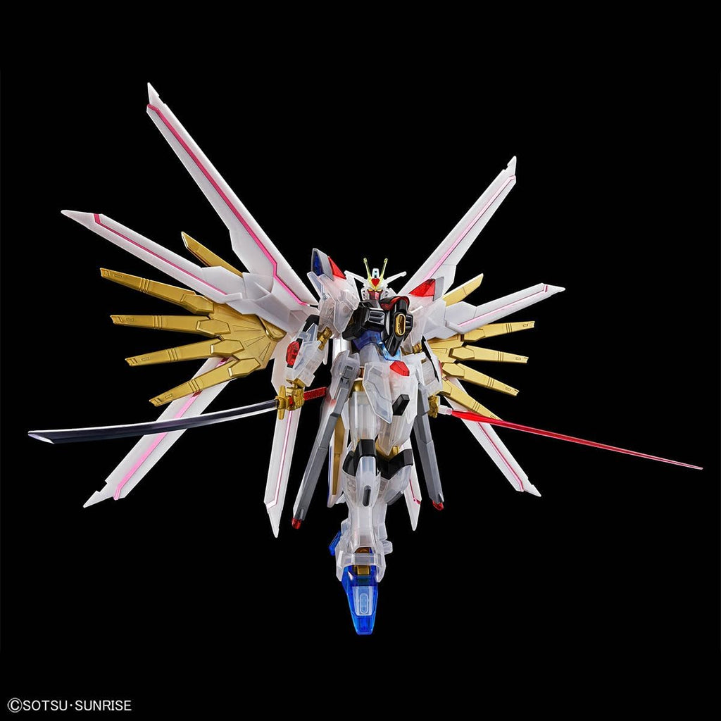 Figura Mighty Strike Freedom Gundam (Clear Color) - Gundam - Hg 1/144 - Bandai