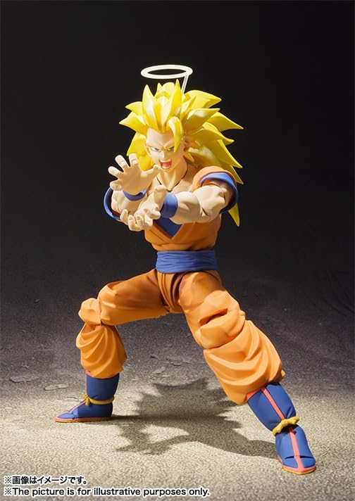 Figura Super Saiyan 3 Son Goku (Reissue) – Dragon Ball Z – S.H.Figuarts – Bandai