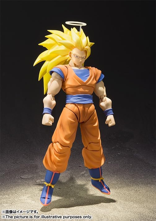Figura Super Saiyan 3 Son Goku (Reissue) – Dragon Ball Z – S.H.Figuarts – Bandai