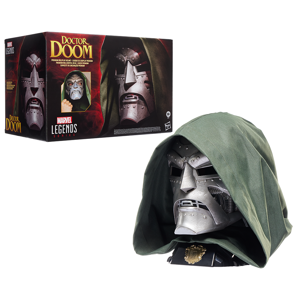 Figura Doctor Doom's Classic Helmet - Marvel Legends - Hasbro