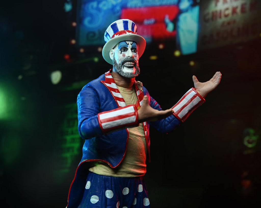 Figura Captain Spaulding (Tailcoat - 20th Anniversary) – House of 1000 Corpses – Ultimate 7