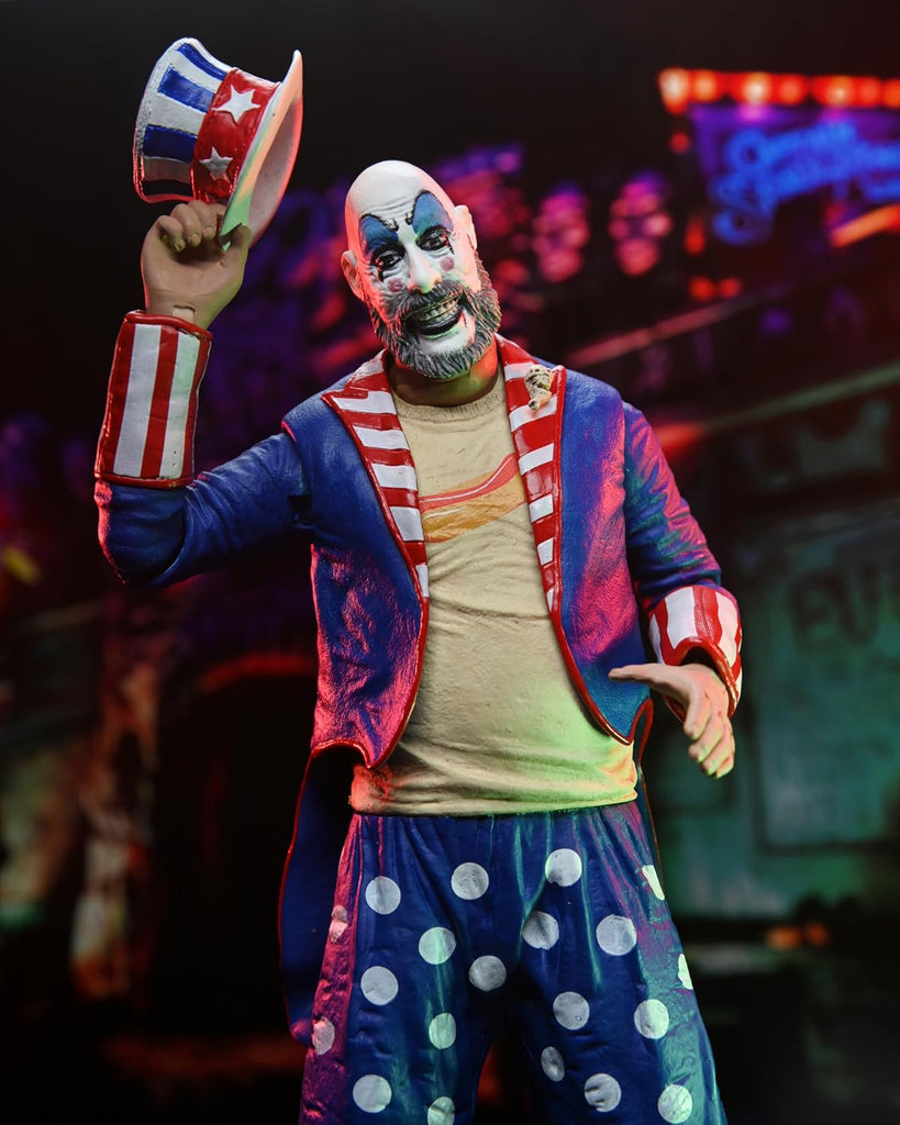 Figura Captain Spaulding (Tailcoat - 20th Anniversary) – House of 1000 Corpses – Ultimate 7