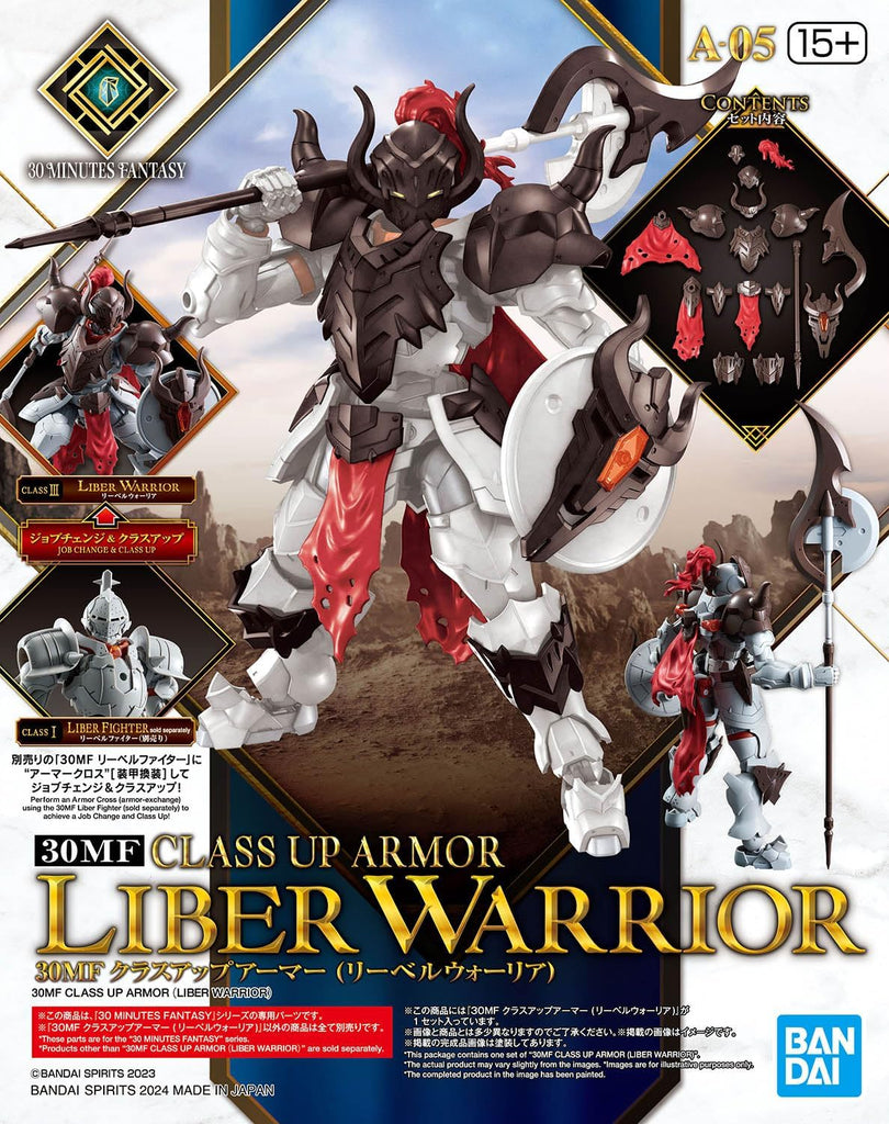 Figura Model Kit Liber Warrior - 30 Minutes Fantasy - Bandai