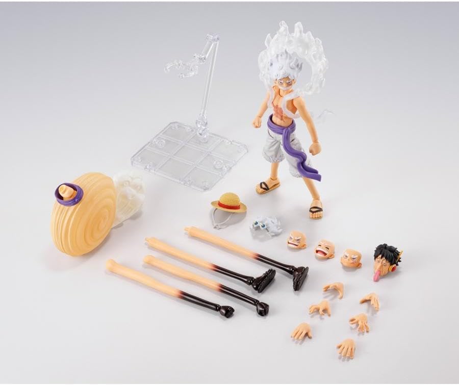 Figura Monkey D. Luffy (Gear 5 Future Island Egghead) – One Piece – S.H.Figuarts – Bandai