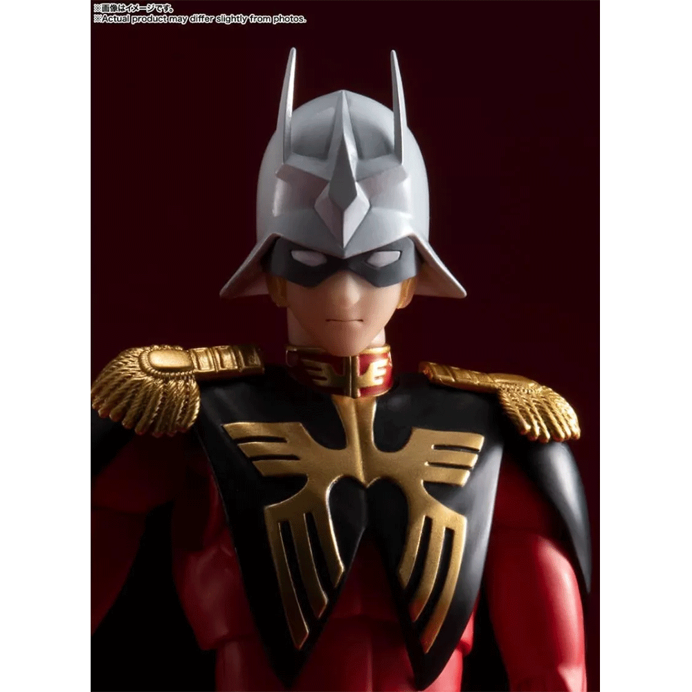 Figura Char Aznable – Mobile Suit Gundam – S.H.Figuarts – Bandai