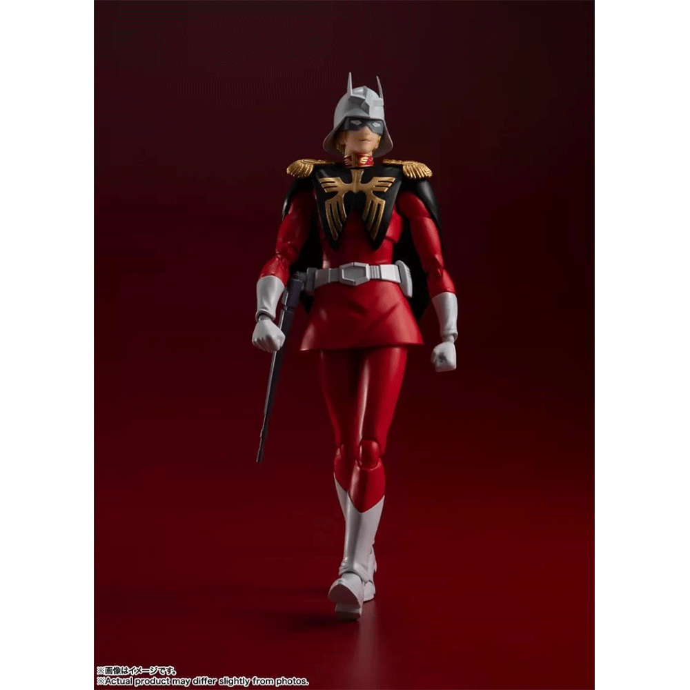 Figura Char Aznable – Mobile Suit Gundam – S.H.Figuarts – Bandai