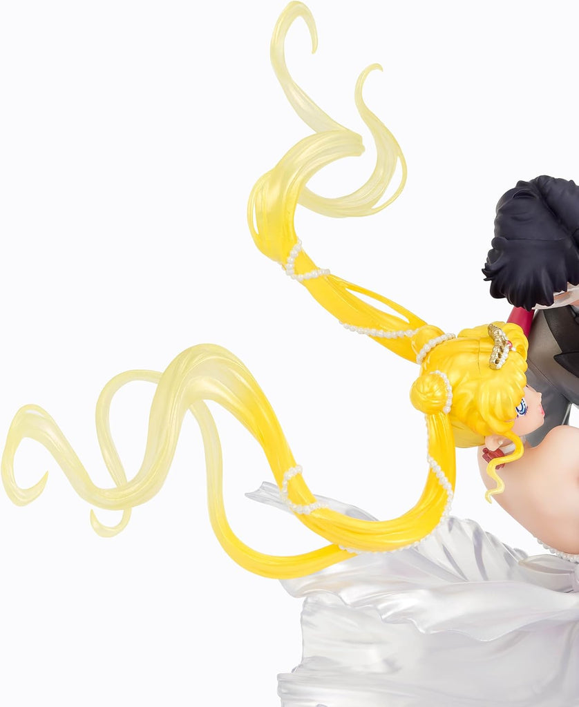 Estátua Usagi e Tuxedo Mask - Sailor Moon - Moonlight Glow Edition - Figuarts Zero Chouette - Bandai