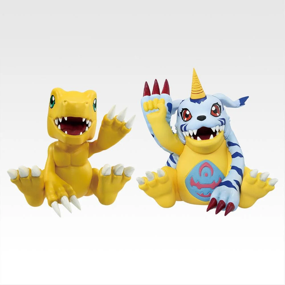 Estátua Agumon & Gabumon (Clash of Light and Darkness) – Digimon – Ichibansho – Banpresto