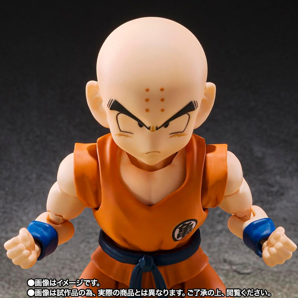 Figura Krillin - Son Goku's Best friend- Dragon Ball Z - S.H.Figuarts - Bandai