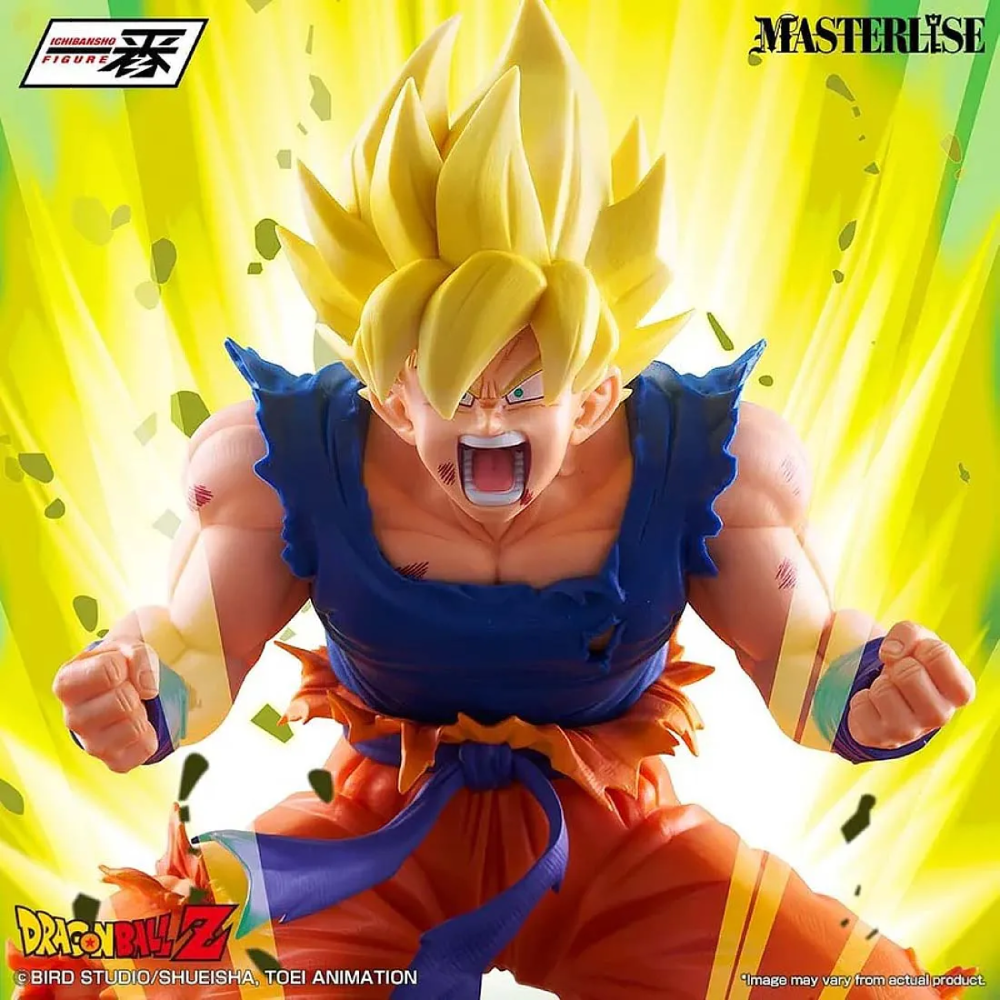 Estátuaa Super Saiyan Son Goku (Masterlise Battle of the Super Saiyan) – Dragon Ball Z – Ichibansho – Banpresto