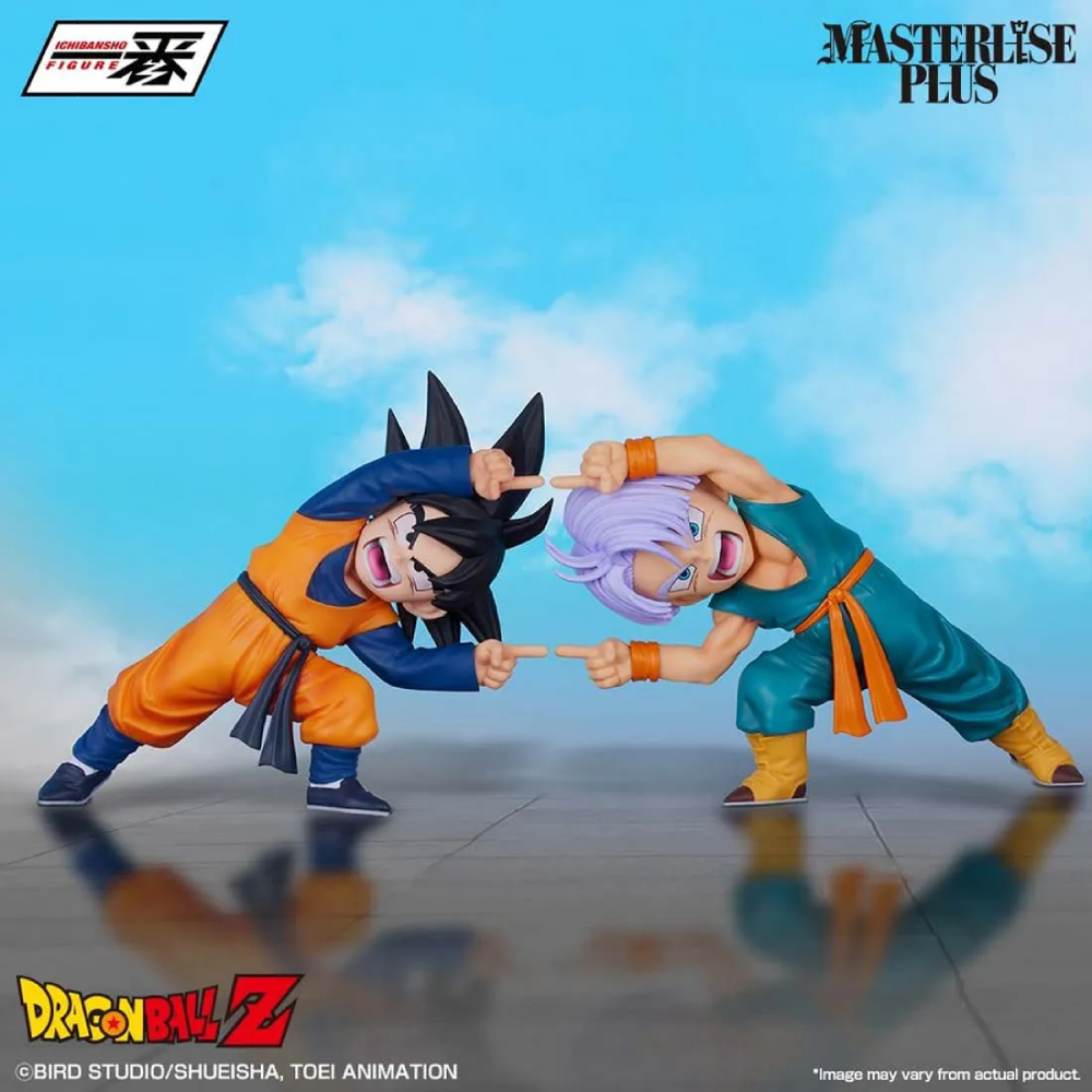 Estátua Son Goten & Trunks – Dragon Ball Z – Ichibansho Figure Battle of the Super Saiyan – Banpresto
