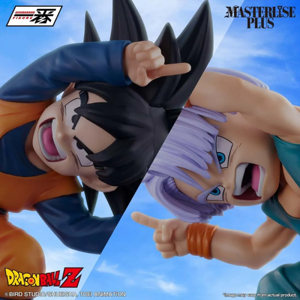 Estátua Son Goten & Trunks – Dragon Ball Z – Ichibansho Figure Battle of the Super Saiyan – Banpresto