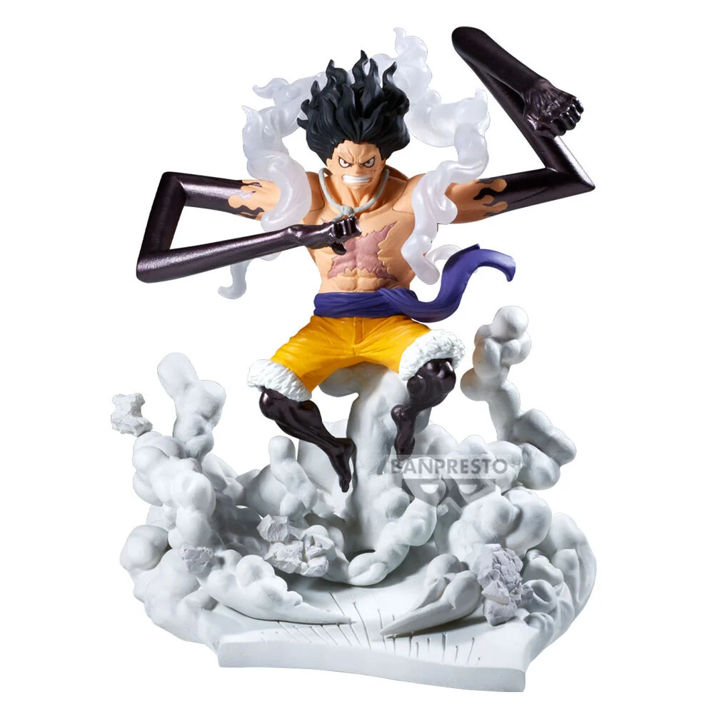 Estátua Monkey D. Luffy Gear 4 – One Piece – Senkozekkei – Banpresto