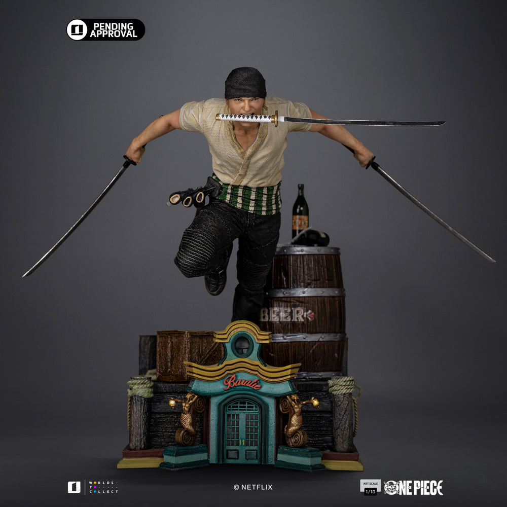Estátua Zoro - One Piece - Art Scale 1/10 - Iron Studios
