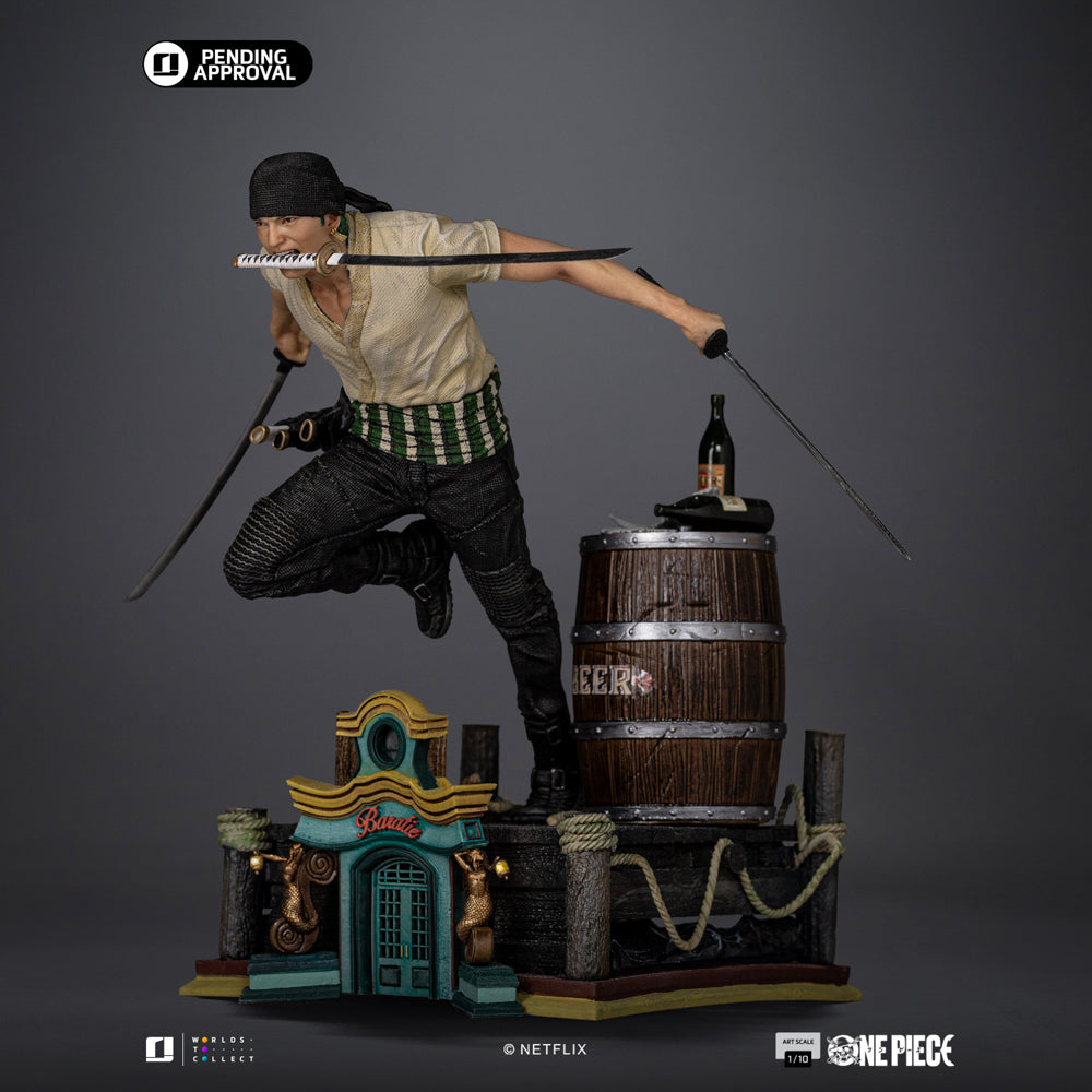 Estátua Zoro - One Piece - Art Scale 1/10 - Iron Studios