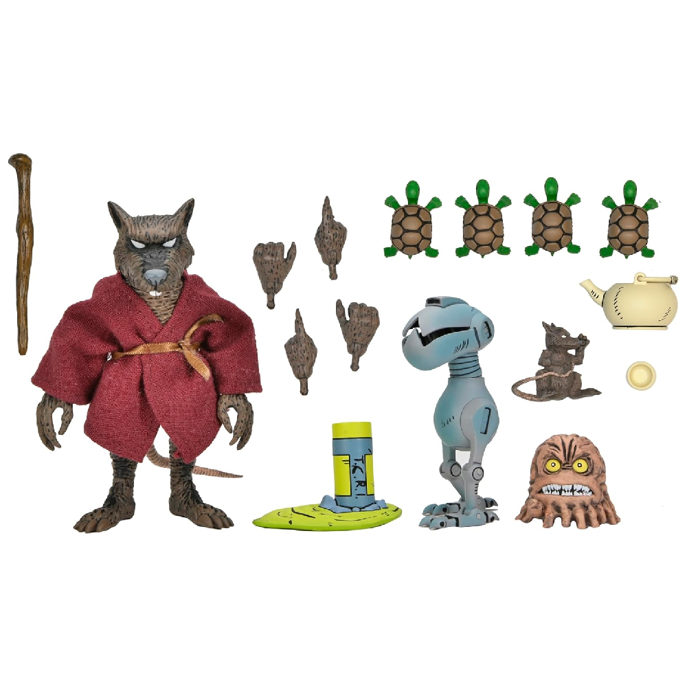 Figura Splinter TMNT Mirage Comics 7” Scale - Neca