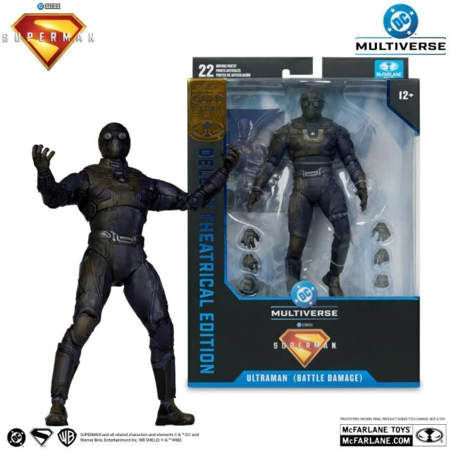 Figura Ultraman (battle Damage) Gold Label - Superman Movie - DC Movie - 7 Scale - McFarlane