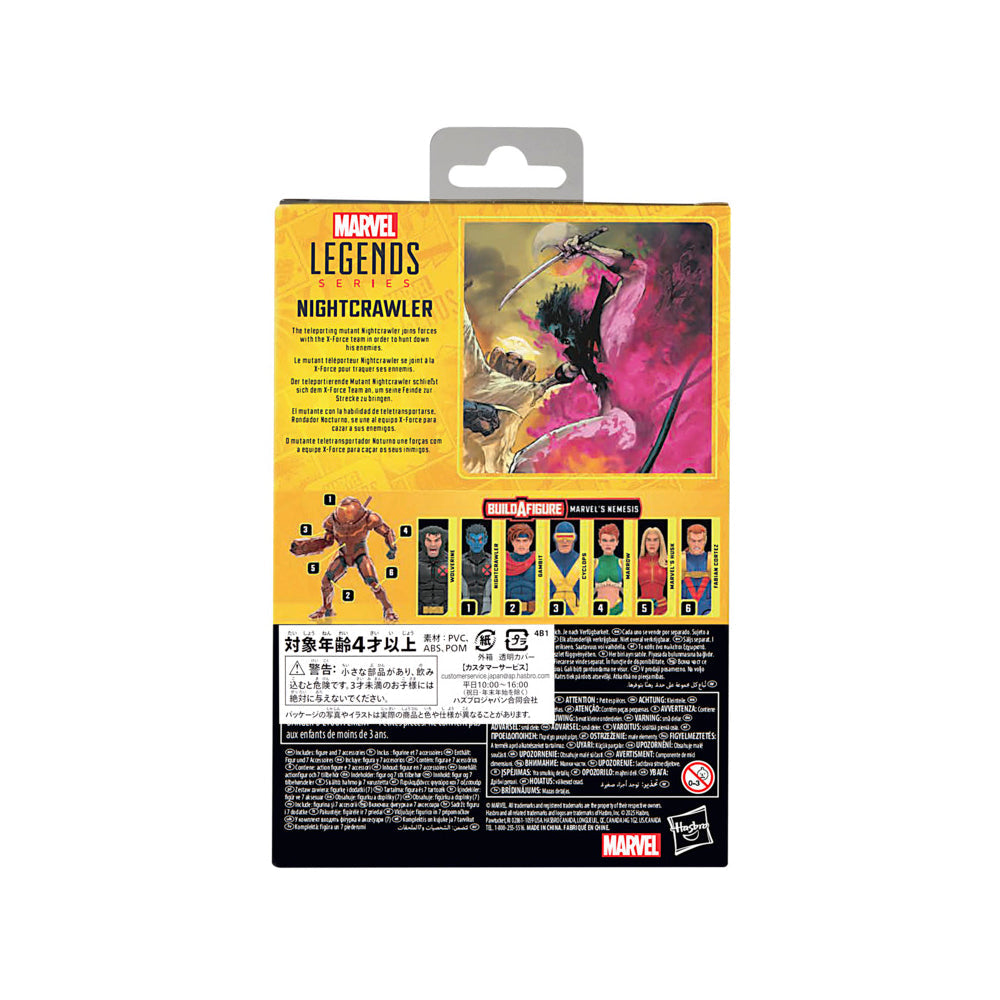 Figura Nightcrawler - Marvel - Marvel Legends Series - Hasbro
