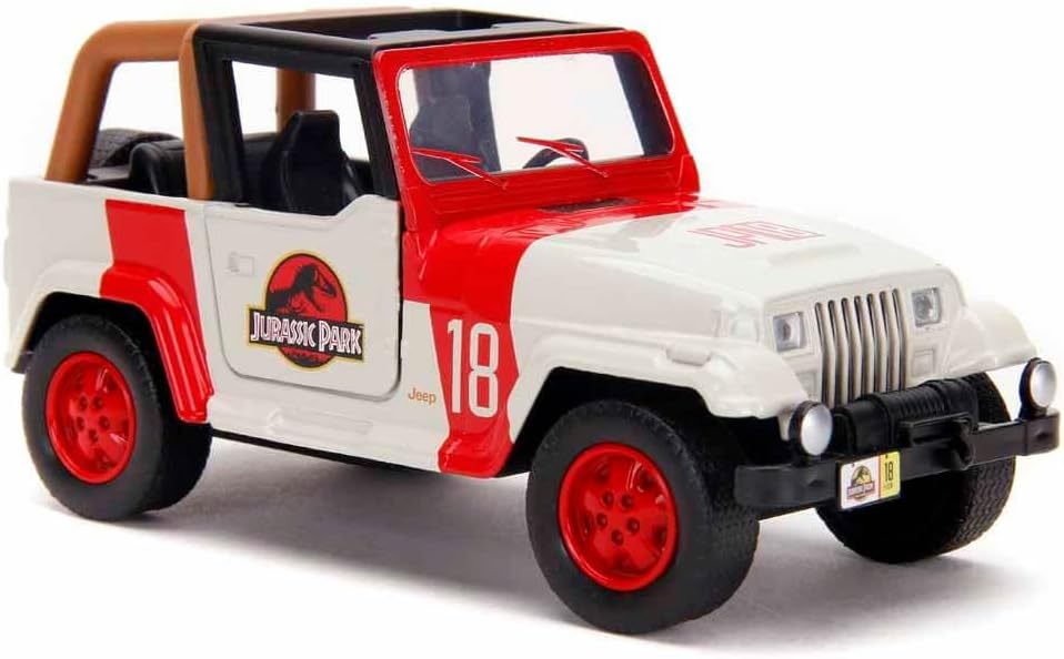 JEEP WRANGLER 1992 - JURASSIC WORLD - 1/32 SCALE - JADA