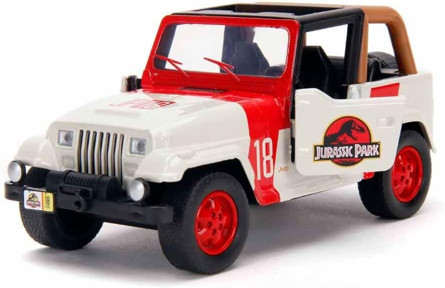 JEEP WRANGLER 1992 - JURASSIC WORLD - 1/32 SCALE - JADA