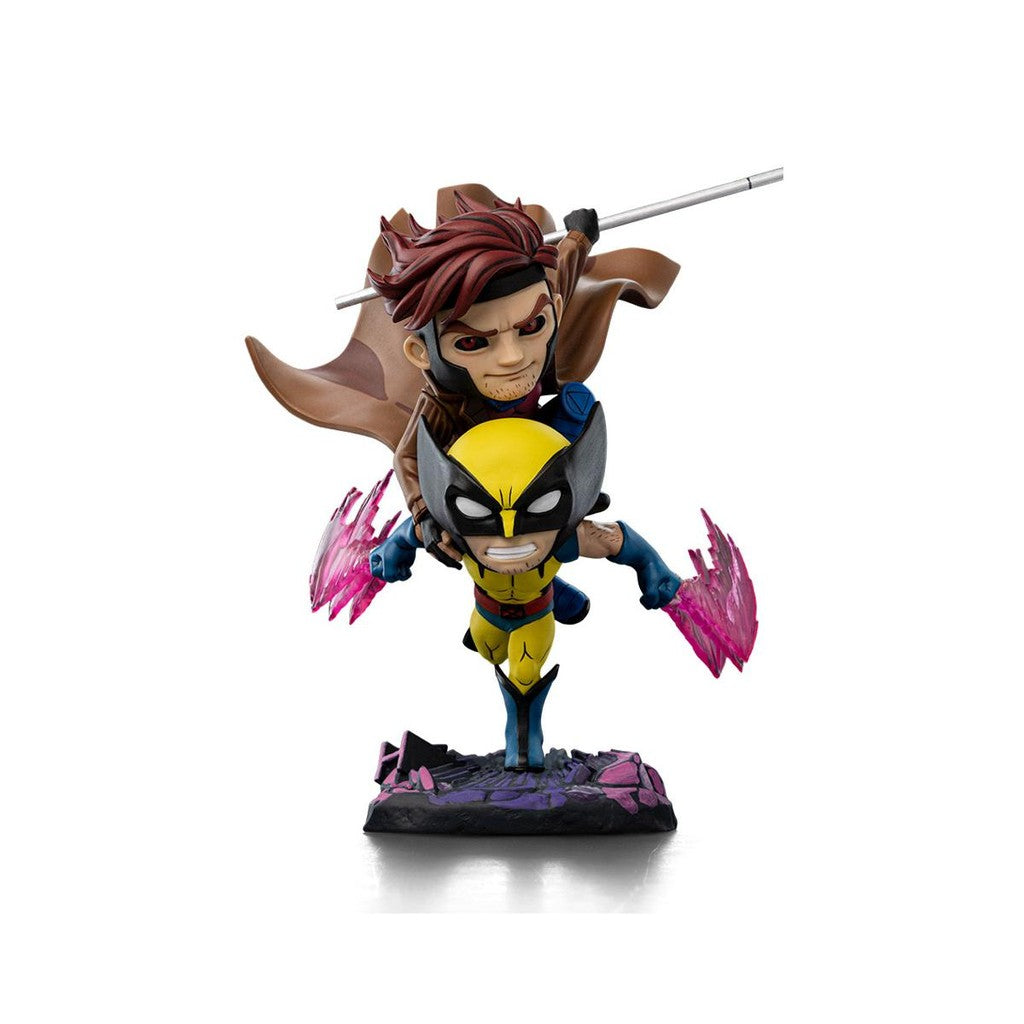 Estátua Gambit and Wolverine - X-Men '97 - Special Size Minico - Iron Studios