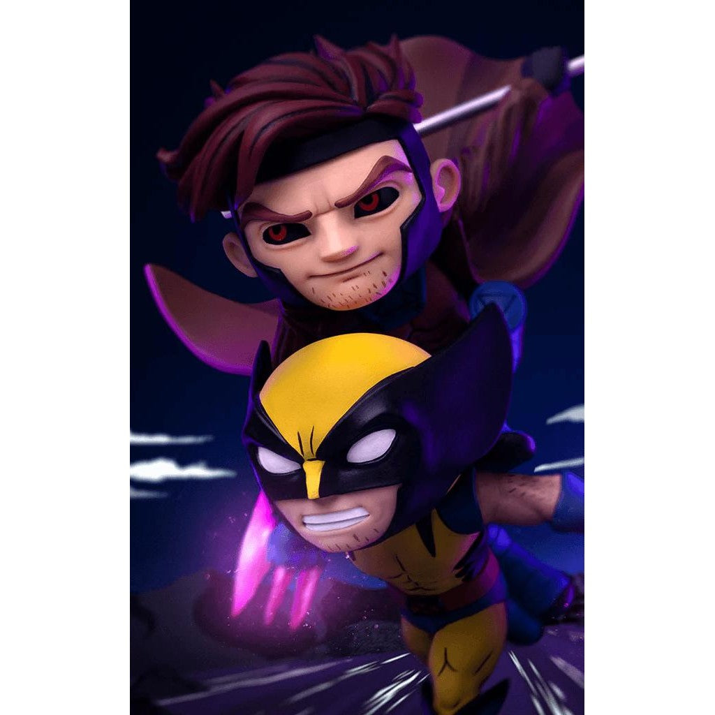 Estátua Gambit and Wolverine - X-Men '97 - Special Size Minico - Iron Studios