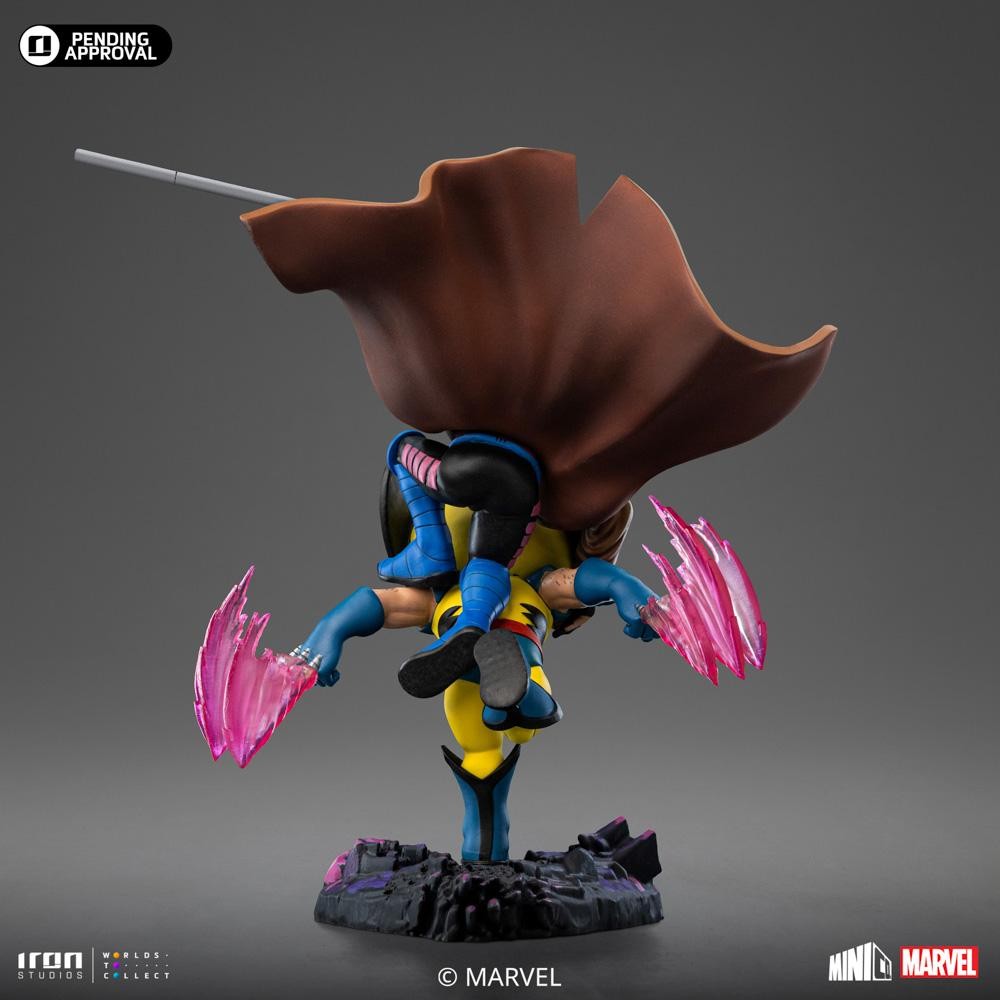 Estátua Gambit and Wolverine - X-Men '97 - Special Size Minico - Iron Studios
