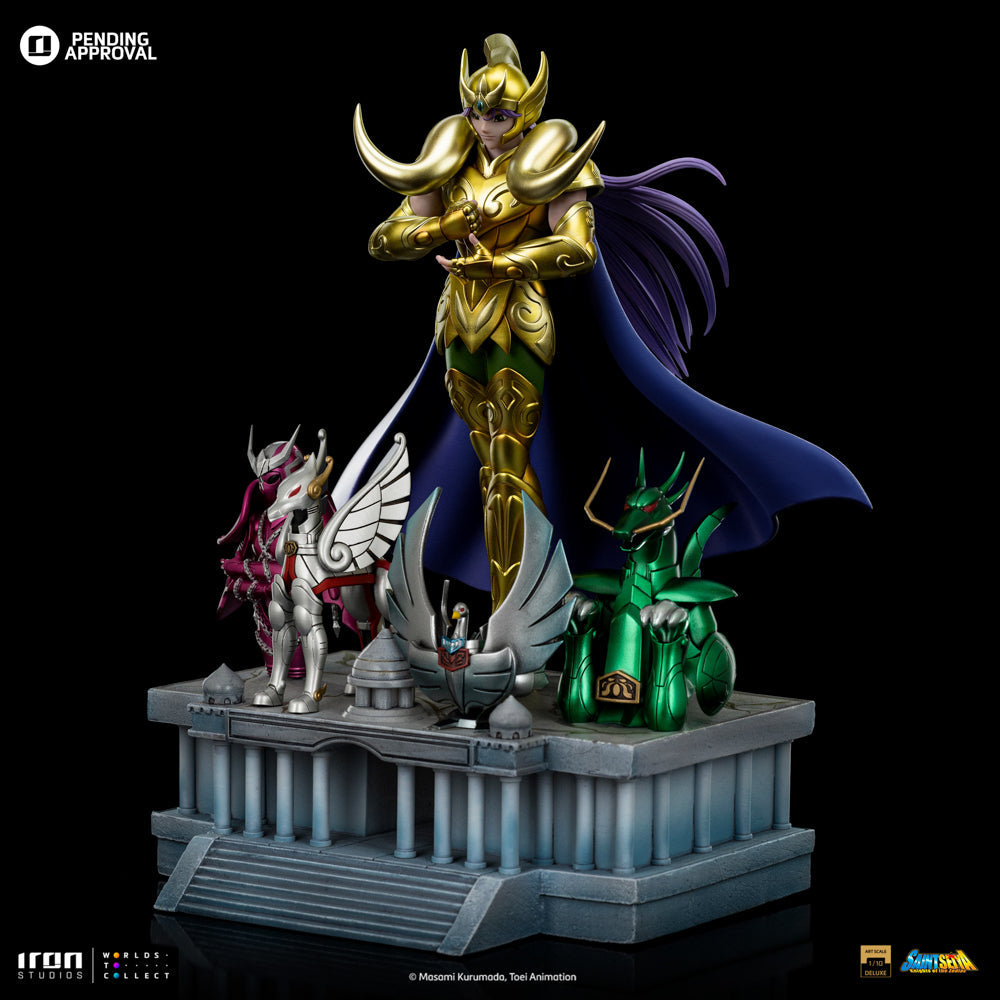 Estátua Aries Mu Deluxe- Saint Seiya - Art Scale 1/10 - Iron Studios