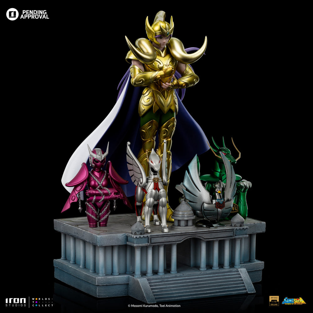 Estátua Aries Mu Deluxe- Saint Seiya - Art Scale 1/10 - Iron Studios