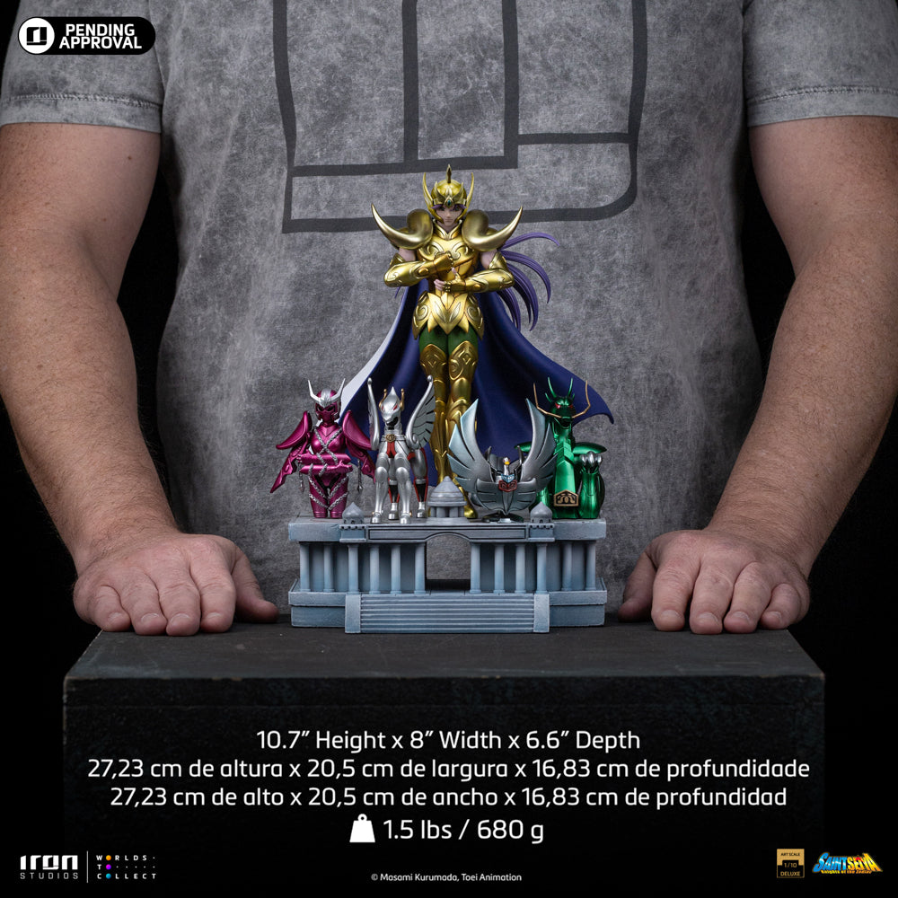 Estátua Aries Mu Deluxe- Saint Seiya - Art Scale 1/10 - Iron Studios