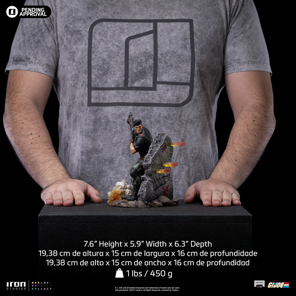 Estátua Flint - G.I Joe - Art Scale 1/10 - Iron Studios