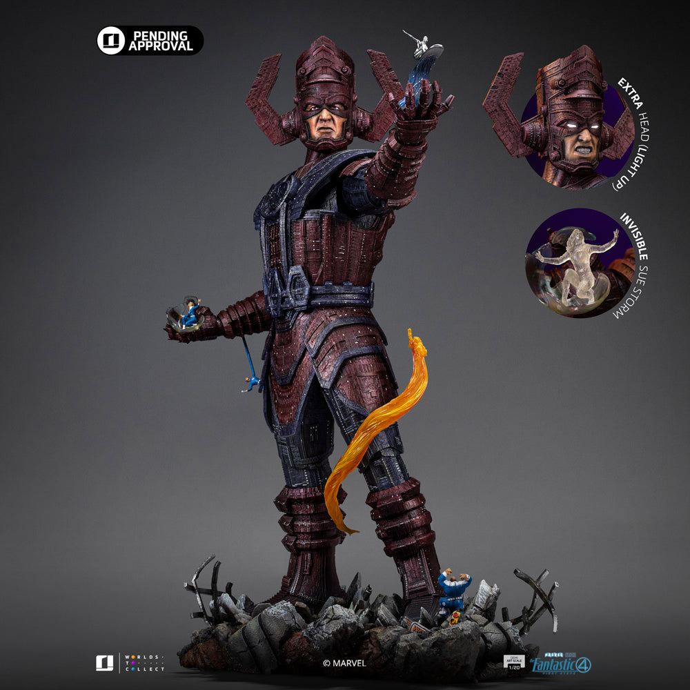Estátua Galactus Diorama Deluxe - Fantastic Four - Demi Scale 1/20 - Iron Studios