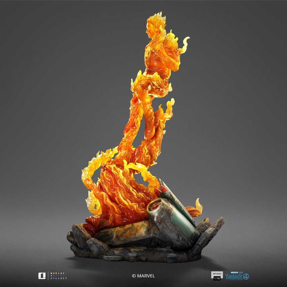 Estátua Human Torch - Fantastic Four - Art Scale 1/10 - Iron Studios
