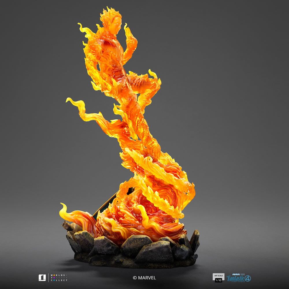 Estátua Human Torch - Fantastic Four - Art Scale 1/10 - Iron Studios