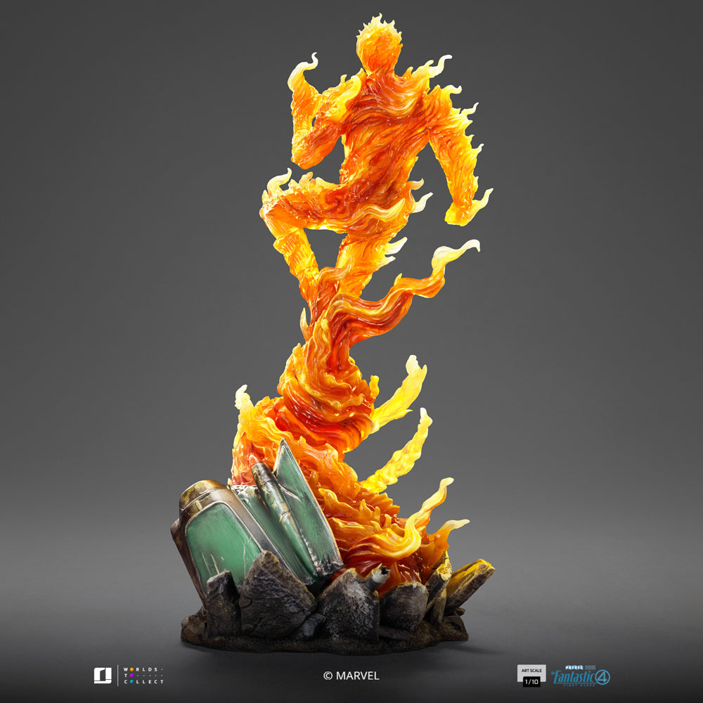 Estátua Human Torch - Fantastic Four - Art Scale 1/10 - Iron Studios