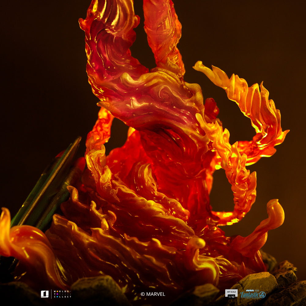 Estátua Human Torch - Fantastic Four - Art Scale 1/10 - Iron Studios