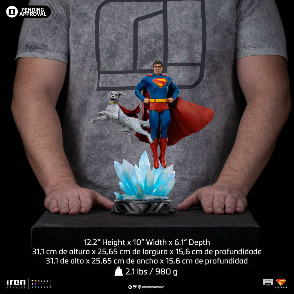 Estátua Superman - Superman Legacy Movie - Art Scale 1/10 - Iron Studios