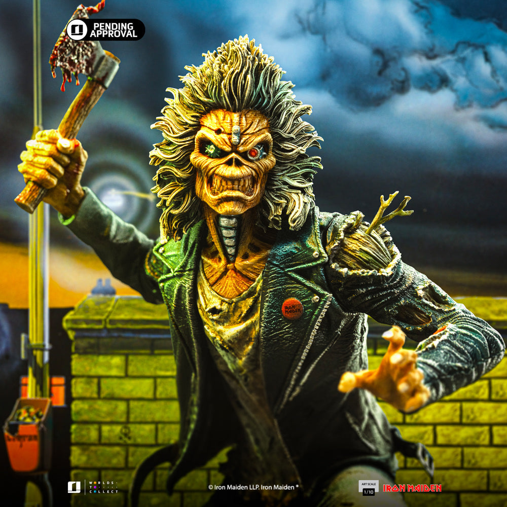 Estátua Eddie 50th Year Anniversary - Iron Maiden - Art Scale 1/10 - Iron Studios_VOUCHER