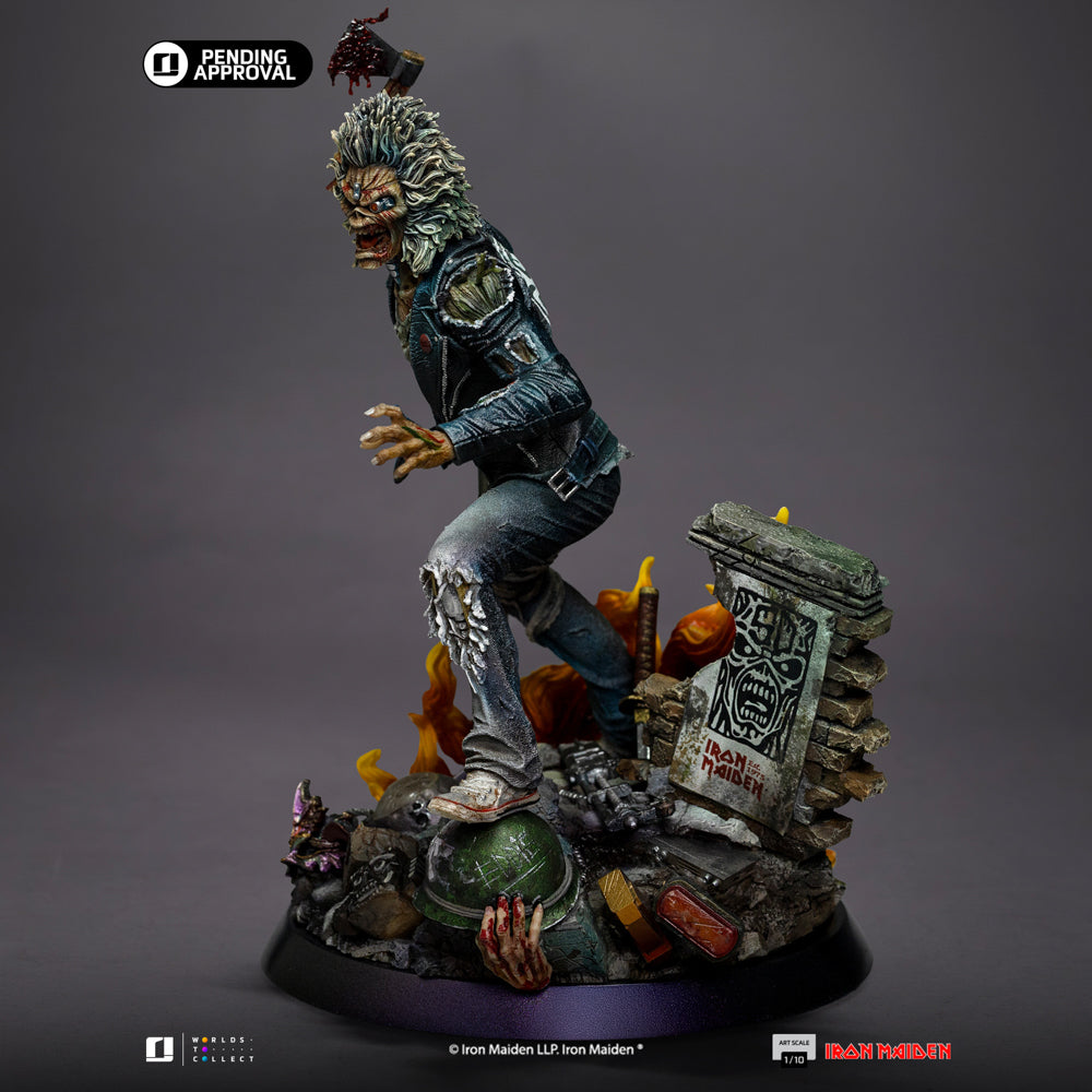 Estátua Eddie 50th Year Anniversary - Iron Maiden - Art Scale 1/10 - Iron Studios_VOUCHER